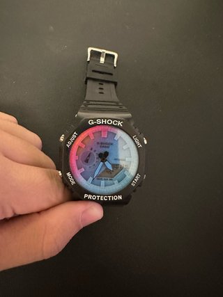 Reloj Casio G-Shock Negro con Esfera Colorida