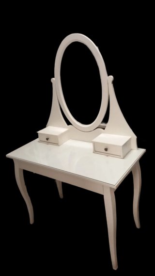 Espejo Tocador Ikea HEMNES Blanco con Espejo