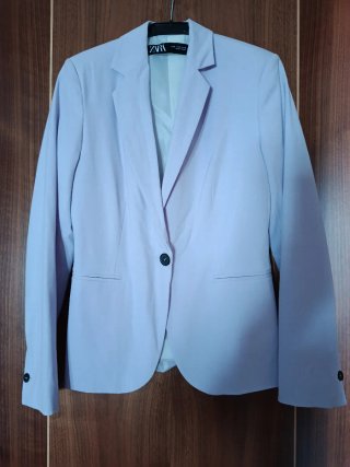 Chaqueta Zara Morada Talla S