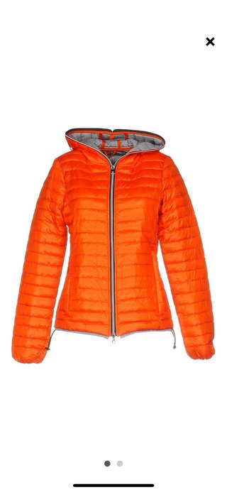 Chaqueta de plumas Duvetica naranja
