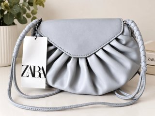 Bolso Bandolera Zara Gris