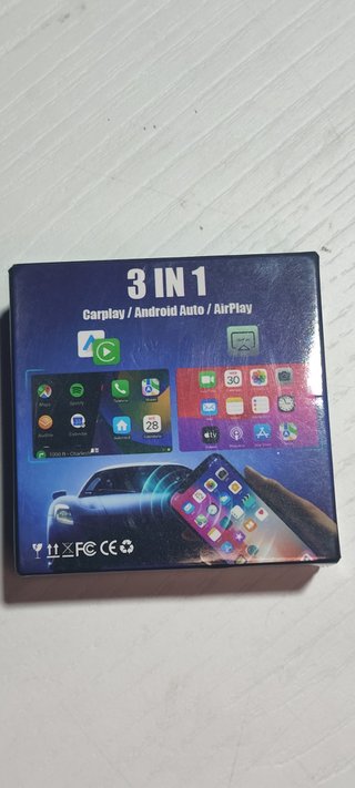 Adaptador 3 en 1 Carplay, Android Auto y AirPlay