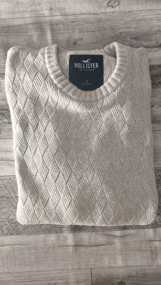 Jersey Hollister Beige Talla S