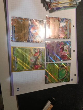 Lote de 5 Cartas Pokémon