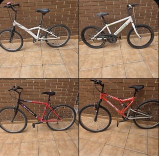 Lote de 4 Bicicletas