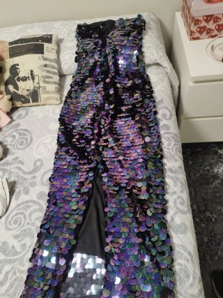 Vestido de fiesta con lentejuelas
