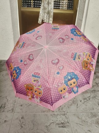 Paraguas Infantil Cry Babies Rosa