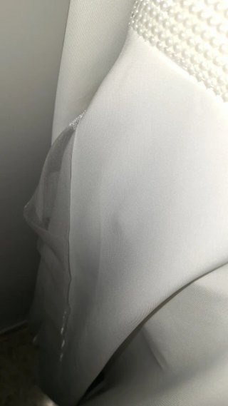 Vestido de novia blanco.