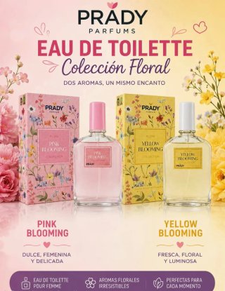 Set 2 Colonias Prady Pink y Yellow Blooming