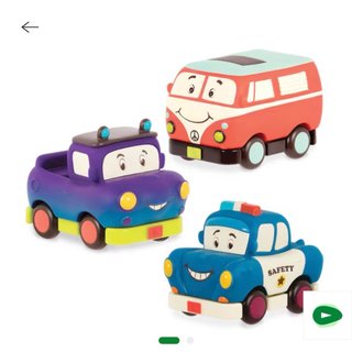 Set de 3 Coches de Juguete para Niños