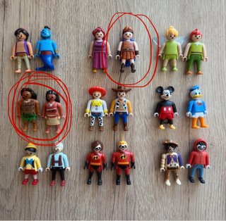 3 Figuras Playmobil Disney