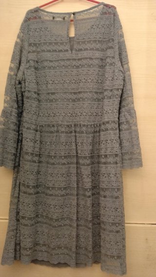 Vestido de encaje azul
