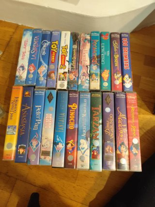 Lote 20 Películas Disney VHS Grandes Clásicos