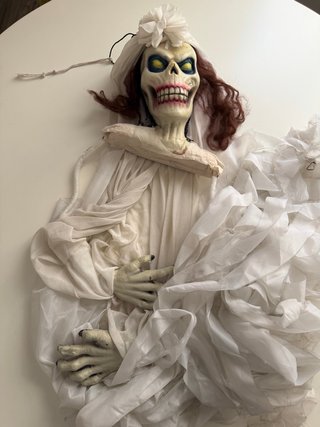 Decoración Halloween Novia Esqueleto
