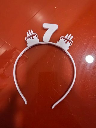 Diadema de Cumpleaños Número 7