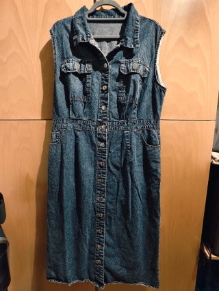 Vestido tejano sin mangas