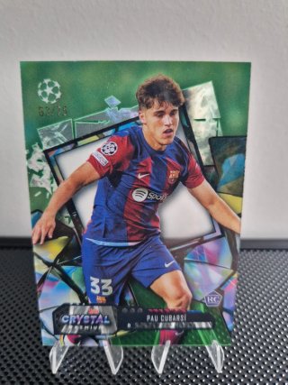 Carta Topps Pau Cubarsí Crystal Green /75