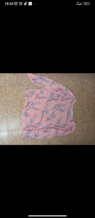 Jersey de punto fino estampado