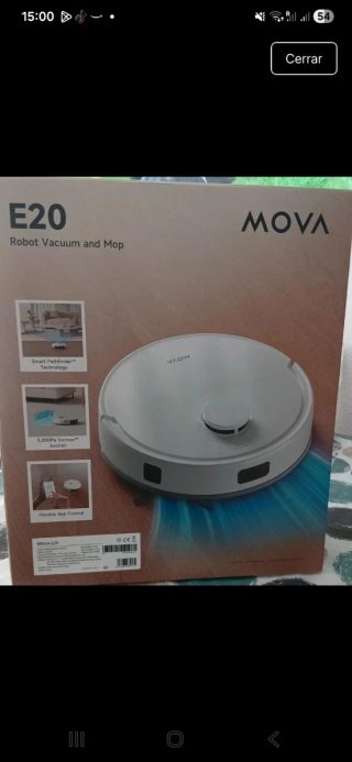 Robot Aspirador y Fregasuelos Mova E20