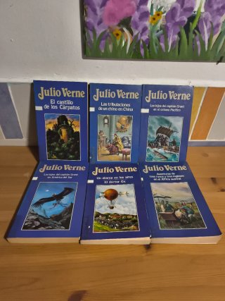 Lote 6 Libros Julio Verne