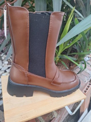 Botines Mocasín Marrones Talla 40