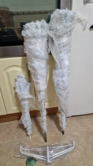 Árbol de Navidad Blanco 210cm
