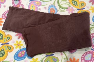 Pantalón Premamá de Pana Granate