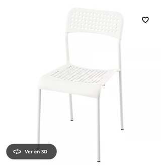 Silla Blanca Minimalista