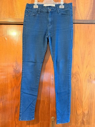 Pantalón Vaquero Azul Oscuro Pitillo - Talla L