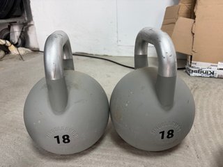Set de 2 Kettlebells SingularWOD 18kg