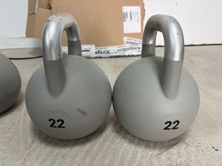 2 Kettlebells Singular WOD 22kg