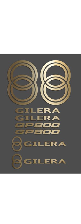 Set pegatinas adhesivo para moto GILERA GP 800