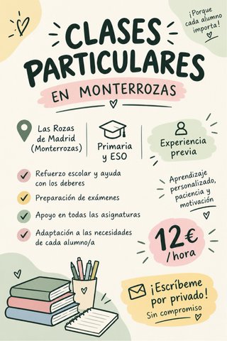 CLASES PARTICULARES EN LAS ROZAS DE MADRID