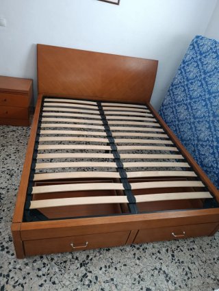 Cama de Madera Maciza 150x200