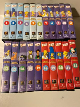 Colección 23 VHS Los Simpson