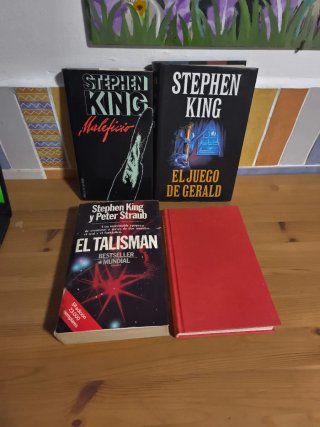 Lote 4 libros Stephen King