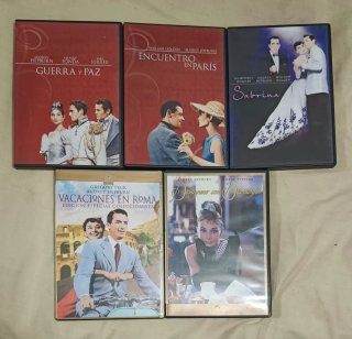 Pack 5 Películas Audrey Hepburn (DVD)