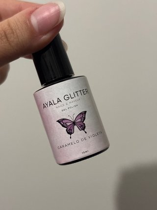 Esmalte Ayala Glitter Caramelo de violeta