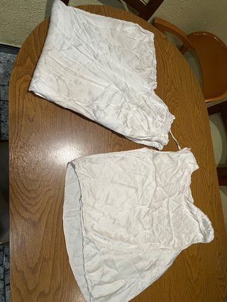 Conjunto de dos piezas blanco