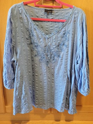 Blusa Couchel Azul Talla XL+