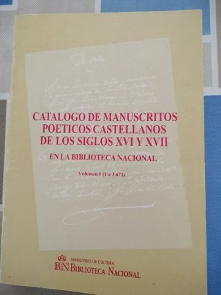 Catálogo de manuscritos poéticos castellanos