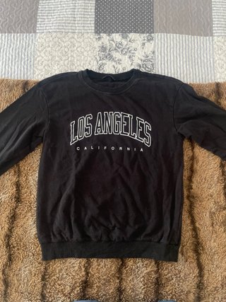 Sudadera Negra Los Angeles