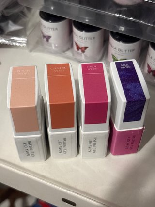 Pack de 4 Esmaltes de Uñas Gel Ayala Glitter