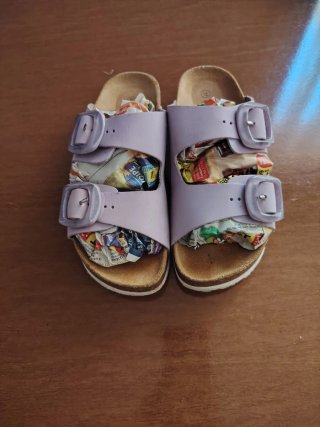 Sandalias Moradas Talla 37