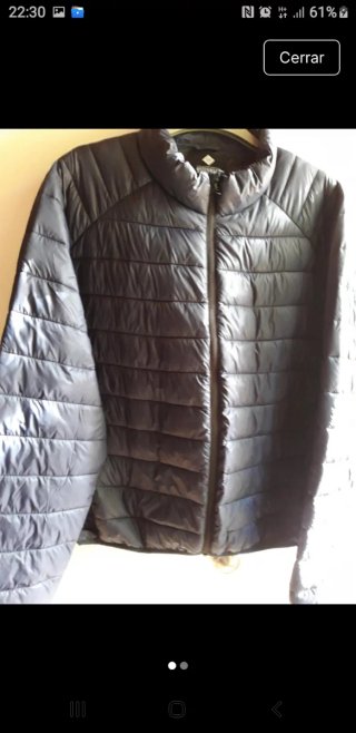 Anorak fino azul marino