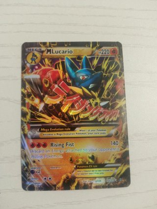 Carta Pokémon M Lucario EX