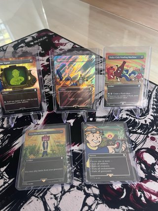 Lote 5 carte Magic The Gathering Fallout NM