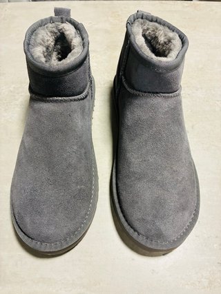 Botas de ante grises