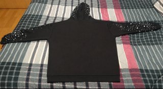 Sudadera Valley Dreams Negra con Perlas Talla S