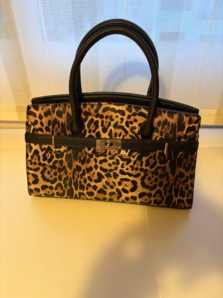 Bolso de mano estampado animal